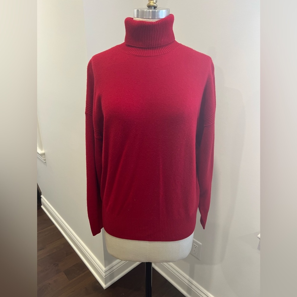 Reiss Red Turtleneck Sweater